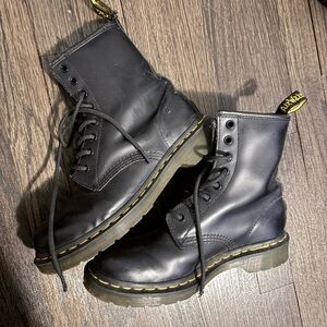 Dr. Martens Black Lace-Up Boots